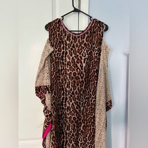 Beautiful custom made cheetah print dress
